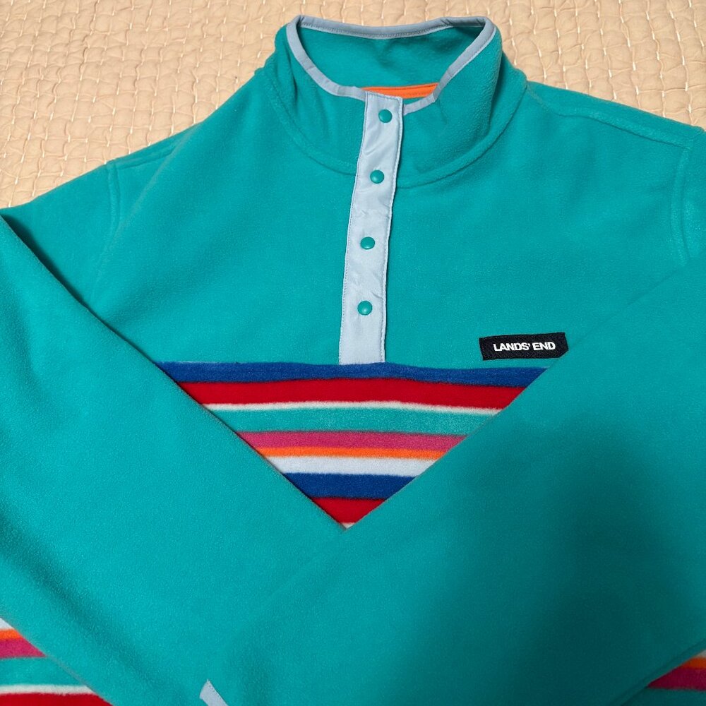 Women's Heritage Fleece Snap Neck Pullover - NIP - Size: Petite XL - Picture 8 of 15